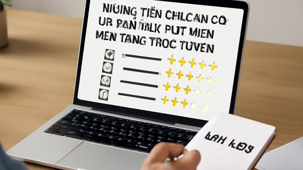 Minh họa: 1) Những tiêu chí cần có để đánh giá một nền tảng trực tuyến